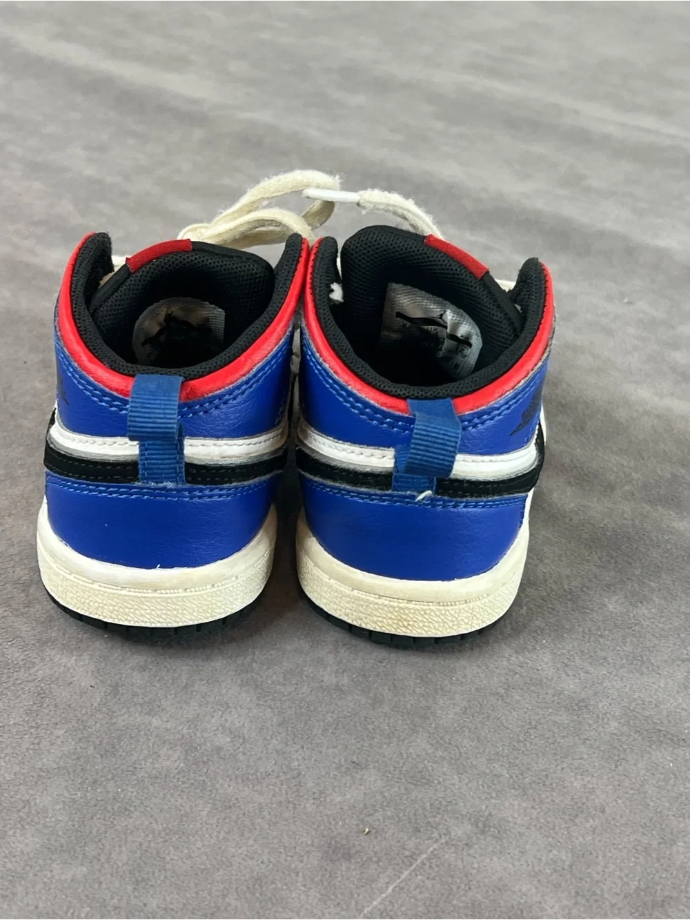 Nike Kids Red, Blue & Black High-Top Sneakers